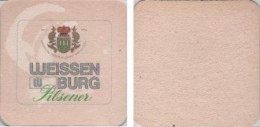 5001937 Bierdeckel Quadratisch - Weissenburg Pilsener - Bierdeckel