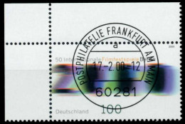 BRD 2000 Nr 2102 Zentrisch Gestempelt ECKE-OLI X6D48F2 - Used Stamps