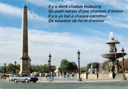 75-PARIS PLACE DE LA CONCORDE-N°2788-B/0375 - Sonstige & Ohne Zuordnung