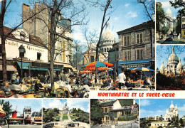 75-PARIS MONTMARTRE ET LE SACRE CŒUR-N°2788-B/0091 - Other & Unclassified