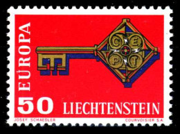 LIECHTENSTEIN 1968 Nr 495 Postfrisch SB42CFA - Unused Stamps