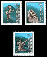 LIECHTENSTEIN 1984 Nr 843-845 Postfrisch SB463D2 - Unused Stamps