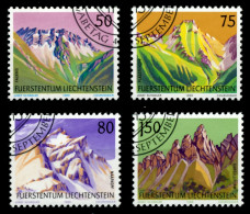 LIECHTENSTEIN 1989 Nr 974-977 Gestempelt SB49D66 - Used Stamps