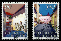 LIECHTENSTEIN 1987 Nr 919-920 Gestempelt SB4A01A - Used Stamps