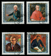 LIECHTENSTEIN 1984 Nr 839-842 Gestempelt SB4A212 - Used Stamps