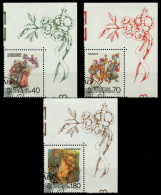 LIECHTENSTEIN 1983 Nr 818-820 Gestempelt ECKE-ORE SB4A392 - Used Stamps