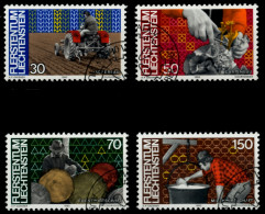 LIECHTENSTEIN 1982 Nr 802-805 Gestempelt X6E6A46 - Used Stamps