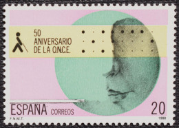 España Spain 1988  ONCE  Mi 2865  Yv 2601  Edi 2985  Nuevo New MNH ** - Unused Stamps