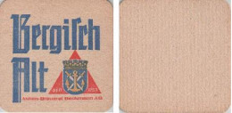 5002291 Bierdeckel Quadratisch - Bergisch Alt Seit 1753 Beckmann - Beer Mats