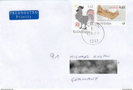 Slovenia 2017:   Fossil, Prehistoric Animal, Cave Leon, Circulated Letter - Vor- U. Frühgeschichte