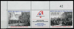 FRANKREICH 1988 Nr 2674 Und ZF 2675 Postfrisch 3ER STR ECKE X88CF46 - Unused Stamps
