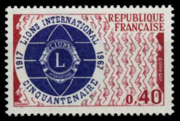 FRANKREICH 1967 Nr 1601 Postfrisch S0281D2 - Unused Stamps