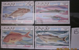 SAHARA OCC. R.A.S.D. ~ 1991 ~ FISH. ~ 'LOT B' ~ VFU #03696 - Autres - Afrique