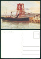 BARCOS SHIP BATEAU PAQUEBOT STEAMER [ BARCOS # 05356 ] - IMMINGHAM DEEP WATER DOCK - Commerce