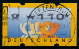 BRD ATM 1999 Nr 3-2-0110 Zentrisch Gestempelt X96DB86 - Machine Labels [ATM]