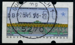 BRD ATM 1993 Nr 2-1.1-0080 Zentrisch Gestempelt X974582 - Machine Labels [ATM]