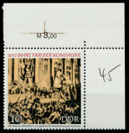DDR 1971 Nr 1655 Postfrisch ECKE-ORE X9862EA - Neufs