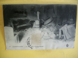 51 8750 CPA 1915 - 51 CHAMPFLEURY - UN SALON APRES LE BOMBARDEMENT - Other & Unclassified