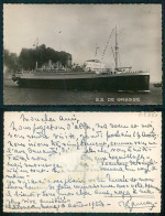 BARCOS SHIP BATEAU PAQUEBOT STEAMER [ BARCOS # 05357 ] - SS DE GRASSE - Cargos