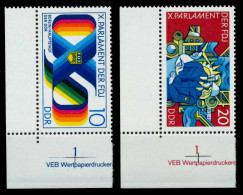 DDR 1976 Nr 2133-2134 Postfrisch ECKE-ULI X69F896 - Neufs