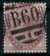 GROSSBRITANNIEN 1840-1901 Nr 65II Zentrisch Gestempelt X69FA42 - Used Stamps