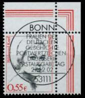 BRD DS FRAUEN Nr 2296 Zentrisch Gestempelt ECKE-ORE X70F20A - Used Stamps