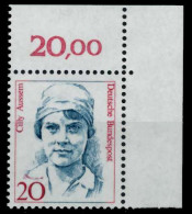 BRD DS FRAUEN Nr 1365 Postfrisch ECKE-ORE X7303B6 - Unused Stamps