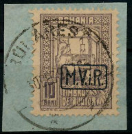BES 1WK D-MV RUMÄNIEN Nr K4 Zentrisch Gestempelt Briefstück X779276 - Bezetting 1914-18