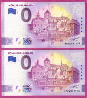 0-Euro XERW 01 2021 MÖNCHENGLADBACH Set NORMAL+ANNIVERSARY - Privatentwürfe