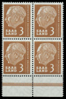SAAR OPD 1957 Nr 382 Postfrisch VIERERBLOCK URA X799B26 - Ungebraucht