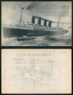BARCOS SHIP BATEAU PAQUEBOT STEAMER [ BARCOS # 05361 ] - LE HAVRE LE TRANSATLANTIQUE - LA FRANCE - Cargos