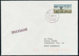 BERLIN ATM 1-050 DRUCKSACHE EF FDC X7E466E - Covers & Documents