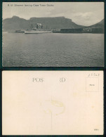 BARCOS SHIP BATEAU PAQUEBOT STEAMER [ BARCOS # 05362 ] - R M STEAMER LEAVING CAPE TOWN DOCKS - Koopvaardij