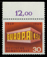 BRD BUND 1969 Nr 584 Postfrisch ORA X7F3236 - Unused Stamps