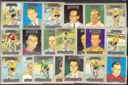 MANAMA Sport(cycling) Set 20 Stamps Imperf. MNH - Autres & Non Classés