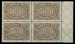 D-REICH INFLA Nr 254b Postfrisch VIERERBLOCK X80975A - Unused Stamps