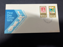 3-5-2024 (14) New Zealand FDC - 1978 - Health Issue 50th Issue (Children's Heath) - FDC