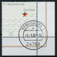BRD BUND 2007 Nr 2583 Zentrisch Gestempelt ECKE-URE X84A542 - Used Stamps