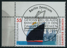 BRD 2004 Nr 2412 ESST Zentrisch Gestempelt ECKE-OLI X84A9D6 - Used Stamps