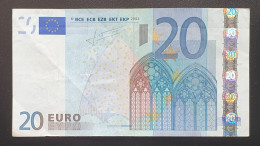20 Euro 2002 G008 P Holanda Trichet Circulado Ver Fotos - 20 Euro