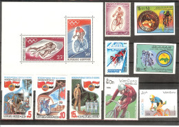 Several Countries Sport(cycling) Set 11 Stamps  MNH - Andere & Zonder Classificatie