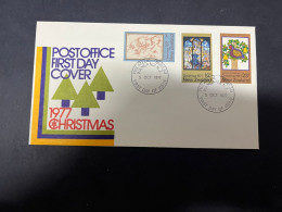 3-5-2024 (14) New Zealand FDC - 1977 - Christmas - FDC