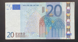 20 Euro 2002 G011 P Holanda Trichet Circulado Ver Fotos - 20 Euro