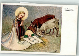 39799841 - Weihnachten Maria Christuskind Ochse Esel - Altri & Non Classificati