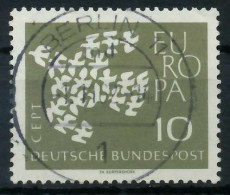 BRD BUND 1961 Nr 367y Zentrisch Gestempelt X69B4FA - Usati