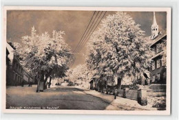 39116141 - Joehstadt Im Erzgebirge. Kirchstrasse Im Rauhreif. Feldpost Gute Erhaltung. - Jöhstadt