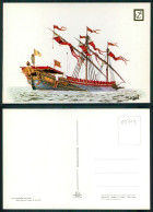 BARCOS SHIP BATEAU PAQUEBOT STEAMER [ BARCOS # 05373 ] - HISTORIA DEL MAR GALERA REA DE FRANCIA - Zeilboten
