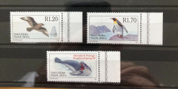 SOUTH AFRICA 2007 Antarctic Animals Birds Penguin Skua Whale 3v MNH - Sonstige & Ohne Zuordnung
