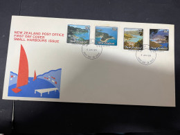 3-5-2024 (14) New Zealand FDC - 1979 - Small Harbours - FDC