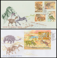 Mongolia 2022 "The Unique Discoveries Of The Mongolian Dinosaurs", Prehistoric Animals, Dinosaur, FDC - Prehistorisch
